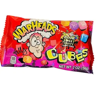 Warheads Cube Sour Fruity 56G