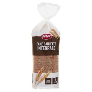 Selex Pane Morbido Integrale a Fette 400 g