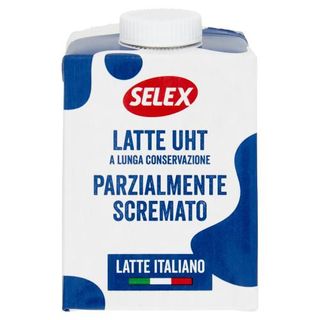 Selex Latte Uht Parzialmente Scremato 500 ml