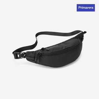 Riñonera ripstop 2 compartimentos.Talla única Negro