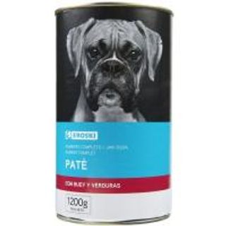 Alimento Con Buey Para Perro Eroski, Lata 1,23 Kg (24096828)