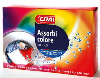 Fogli Assorbicolore Crai X20