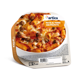 Pasta al forno con polpette 300G Artica