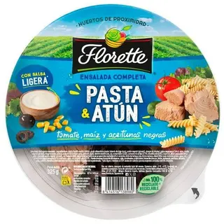 Florette Ensalada Completa Pasta Y Atún 325 G