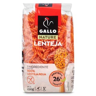 Hélices 100% De Lenteja Roja Gallo Bolsa 250 G