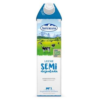 Asturiana Leche Semidesnatada, 1L