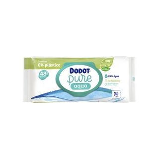 Dodot Toallitas Infantiles Plastic Free Aqua Pure 48u (300741)