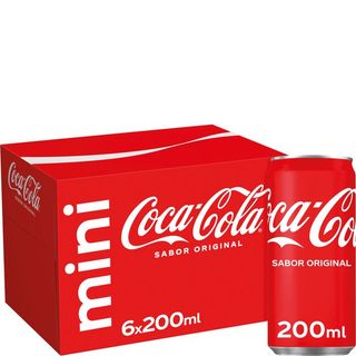 COCA COLA REGULAR Refresco De Cola Pack Lata 6X20 Cl