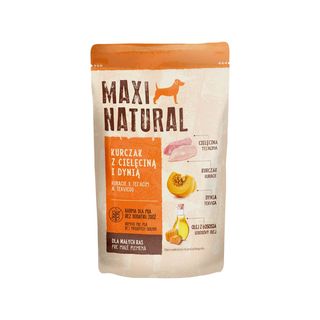 Maxi Natural Karma dla małej rasy Kurczak z cielęciną i dynią 150 g