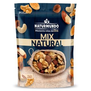 Mix De Frutos Secos Naturales Naturmundo De Dia Bolsa 200 G