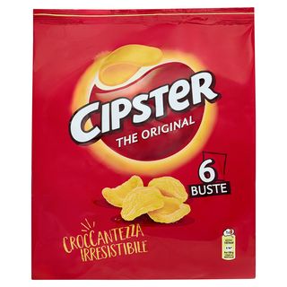 Cipster The Original Chips Di Patate Multipack X6 - 132G