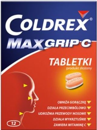 Coldrex MaxGrip C 12 tabletek