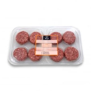 Mini Hamburguesas De Vacuno Y Cerdo Sin Gluten Y Sin Lactosa Carrefour El Mercado 8X35 G