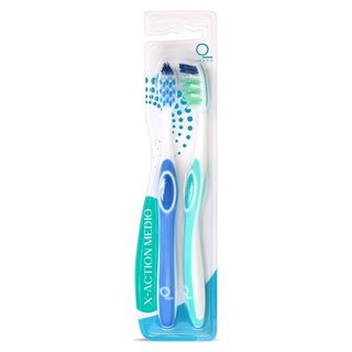 Cepillo Dental X-Action Medio Imaqe Blister 2 Uds.