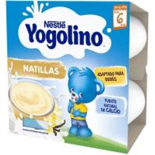 Yogolino De Natillas Sabor Vainilla Nestlé 4X100 Gr. (15151939)