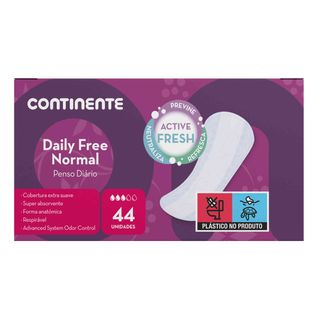 Pensos Diários Daily Free Normal Continente (emb. 44 un)