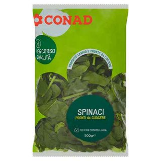 CONAD Percorso Qualità Spinaci 500 g - 8003160002916