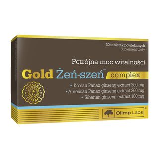 Olimp Gold Żeń-szeń complex, tabletki powlekane, 30 szt.