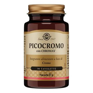 SOLGAR PICOCROMO CONTROLLO GLICEMIA 90 TAVOLETTE