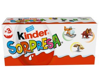 Huevos de Chocolate con Leche Kinder Sorpresa 3 Uds. X 20 G.