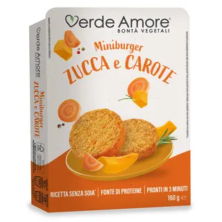 Mini burger zucca e carote