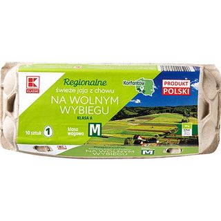 K-Classic Jaja wolny wybieg klasa M 10 szt.