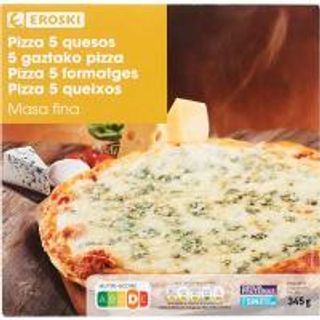Pizza Premium 4 Quesos Eroski 350 G (8452278)