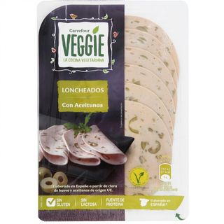 Loncheado Vegetal Con Aceitunas Carrefour Veggie 100 Gr.