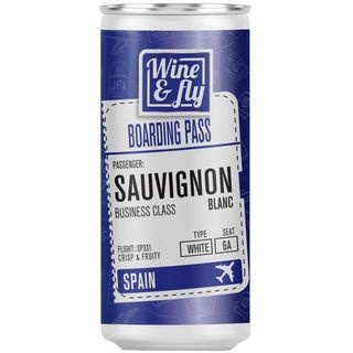 Vino Blanco Sauvignon Wine&Fly, Lata 25 Cl