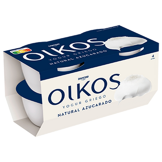 Yogur Natural Azucarado Oikos 110 G Pack 4