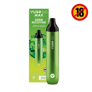 Vaper Vuse Go Apple Sour 1500 Puffs 0 Nicotina