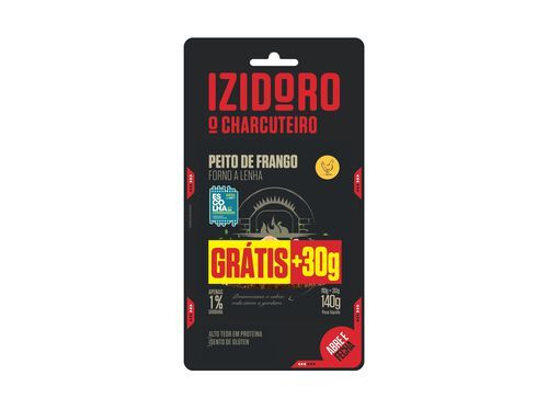 PEITO DE FRANGO FAT. IZIDORO FORNO A LENHA 110G+30G