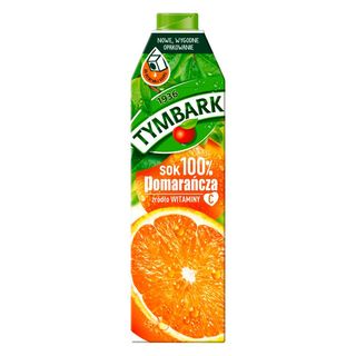 Tymbark Sok 100 % pomarańcza 1 l