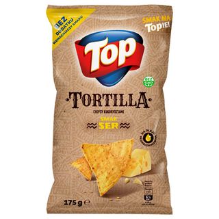TOP Tortilla Chipsy serowe, 150 g