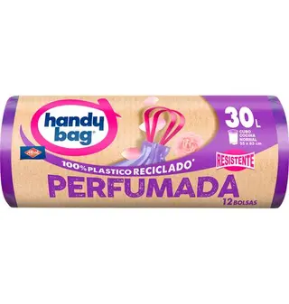 Bolsa Basura Handy Bag Perfumada 30L 12 Uds.
