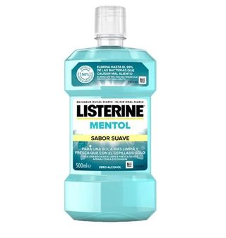 Colutorio Listerine Mentol Suave Zero Alcohol 500 Ml