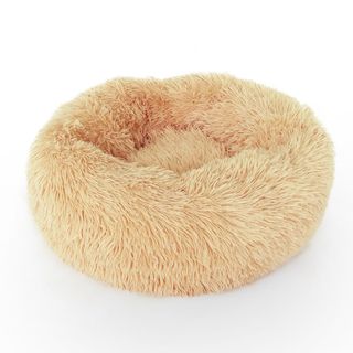 Luna&teo cuccia ciambella pelosa nocciola chiaro 60cm