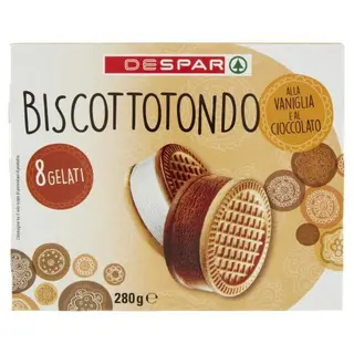Despar Biscottotondo Alla Vaniglia E Al Cioccolato 8 X 35 G