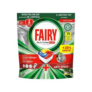 Fairy Platinum Plus Pastillas Lavavajillas 19u (301143)