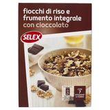 Selex Fiocchi di Riso e Frumento Integrale con Riccioli di Cioccolato Fondente 300 g