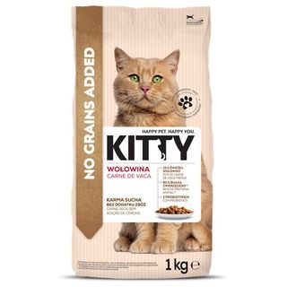 Kitty Karma dla kota sucha bez dodatku zbóż wołowina, 1 kg