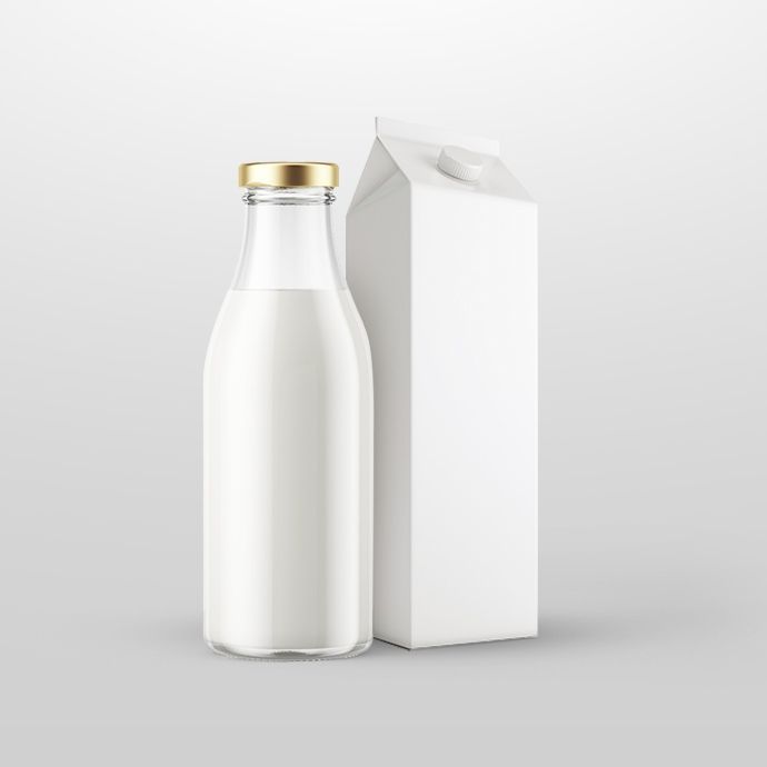 Mleko, śmietana i napoje roślinne