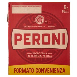 Peroni Birra 6 x 66 cl