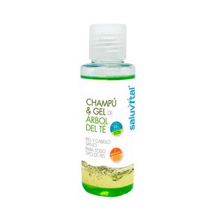 Champu Y Gel De Arbol Del Te Tamaño Viaje 100 Ml Saluvital (8430653000164)