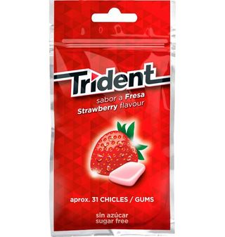 Chicle Trident Fresa 43 G