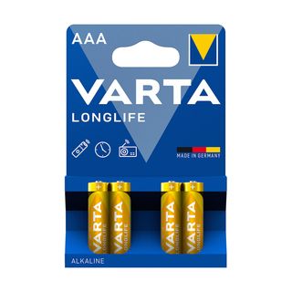 Pila Alcalina Varta Aaa Lr3 Blíster 4 Uds (135568)