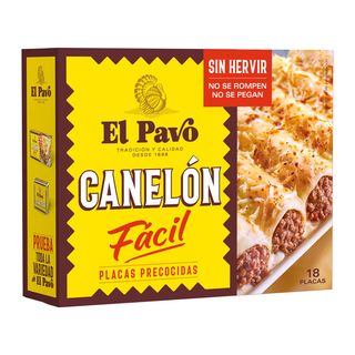 El Pavo láminas para canelones precocidas 125 g