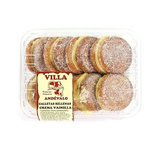 ANDÉVALO Galletas Rellenas De Crema De Vainilla, 300G