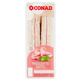 CONAD Tramezzini Prosciutto Cotto 2 x 75 g - 80037484
