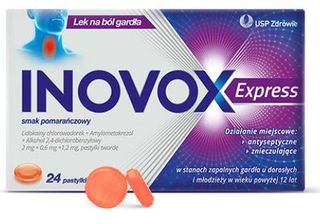 Inovox Express o smaku pomarańczowym 24 pastyl.